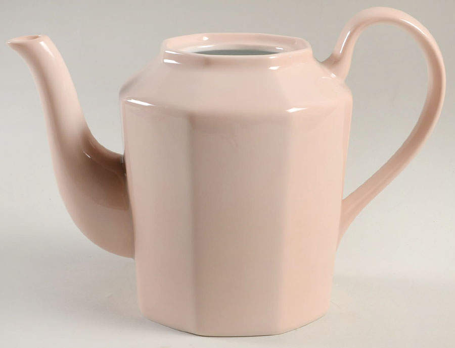 Total Color Shell Peach (Octagonal) Coffee Pot No Lid by Fitz and Floyd-1
