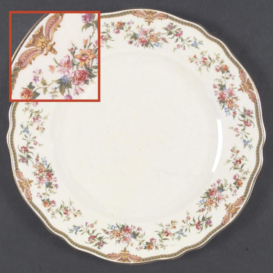 Astrid (No Inner Gold Verge) Dinner Plate by Franconia-Krautheim & Adelburg-1