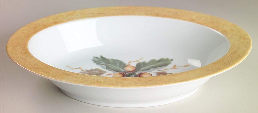 English Oaks 11" Oval Vegetable Bowl by Fitz and Floyd-1