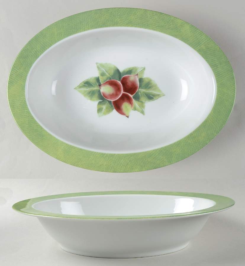 Figaro 11" Oval Vegetable Bowl by Fitz & Floyd-1