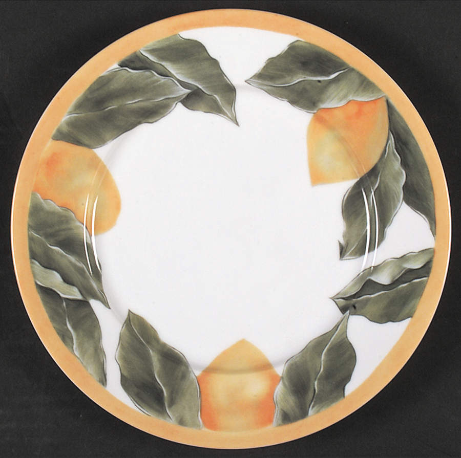 Lemons Salad/Dessert Plate by Fitz & Floyd-1