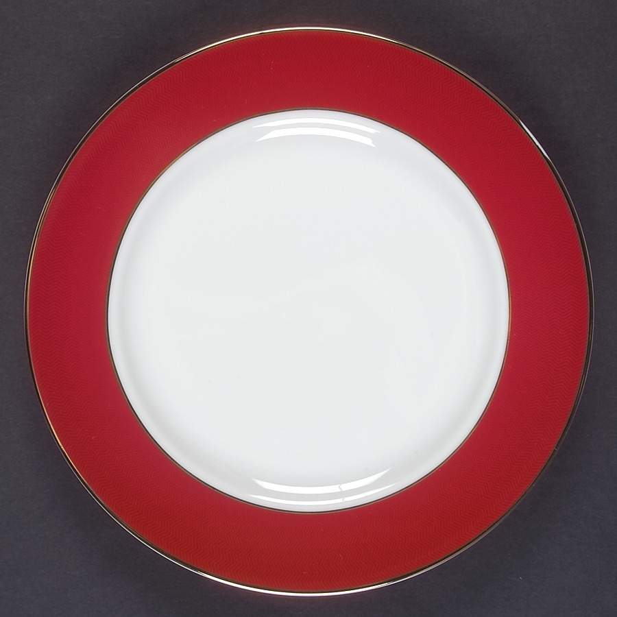 Adirondack Red Salad/Dessert Plate by Fitz and Floyd-1