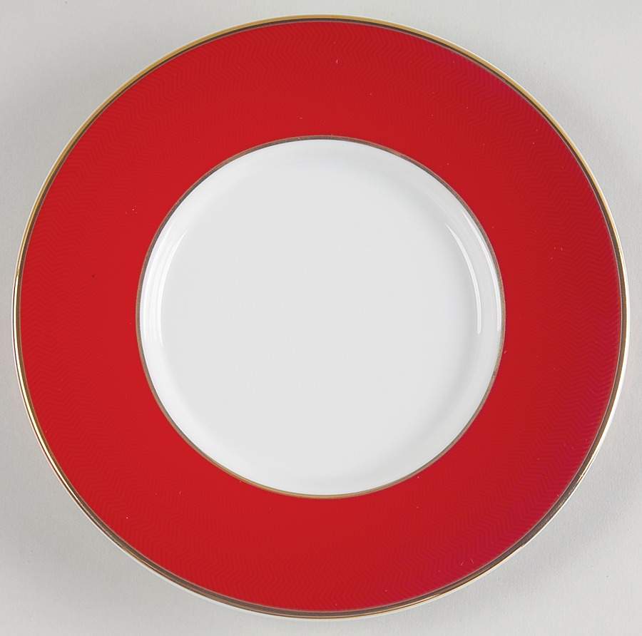 Adirondack Red Saucer by Fitz and Floyd-1