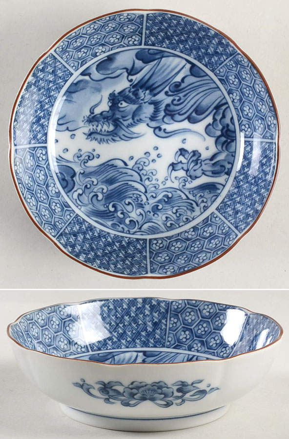 Sea Dragon Coupe Cereal Bowl by Fitz & Floyd-1