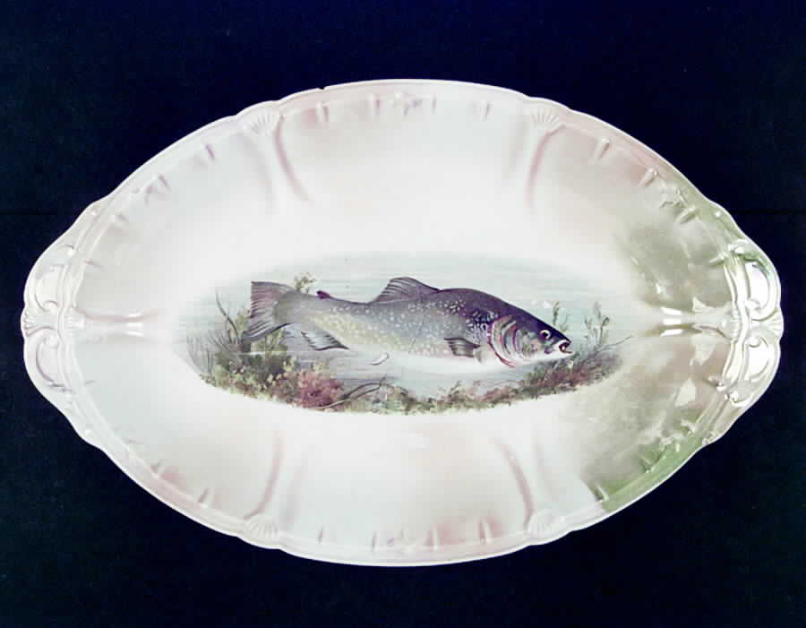 FME1 15" Oval Serving Platter by FA Mehlem-1