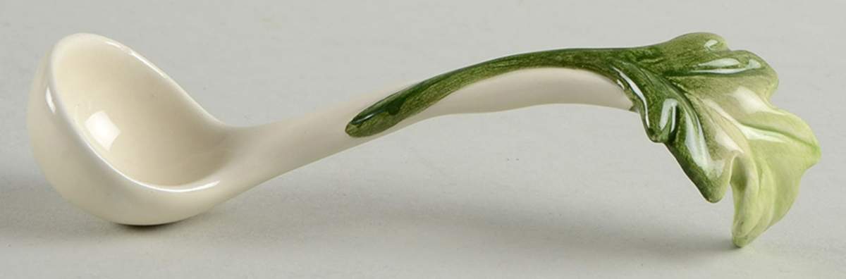 Florentine Fruit All Ceramic Sugar Spoon by Fitz and Floyd-1
