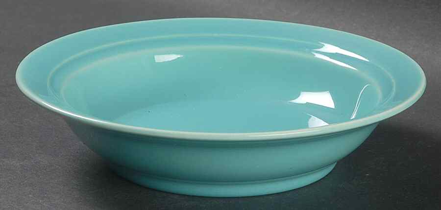 Montecito Celadon Coral Rim Fruit/Dessert (Sauce) Bowl by Franciscan-1