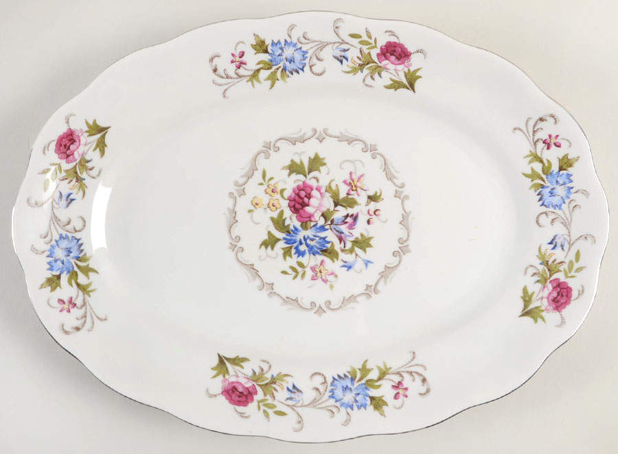 Summer Garden 13" Oval Serving Platter by Favolina-Karolina-1