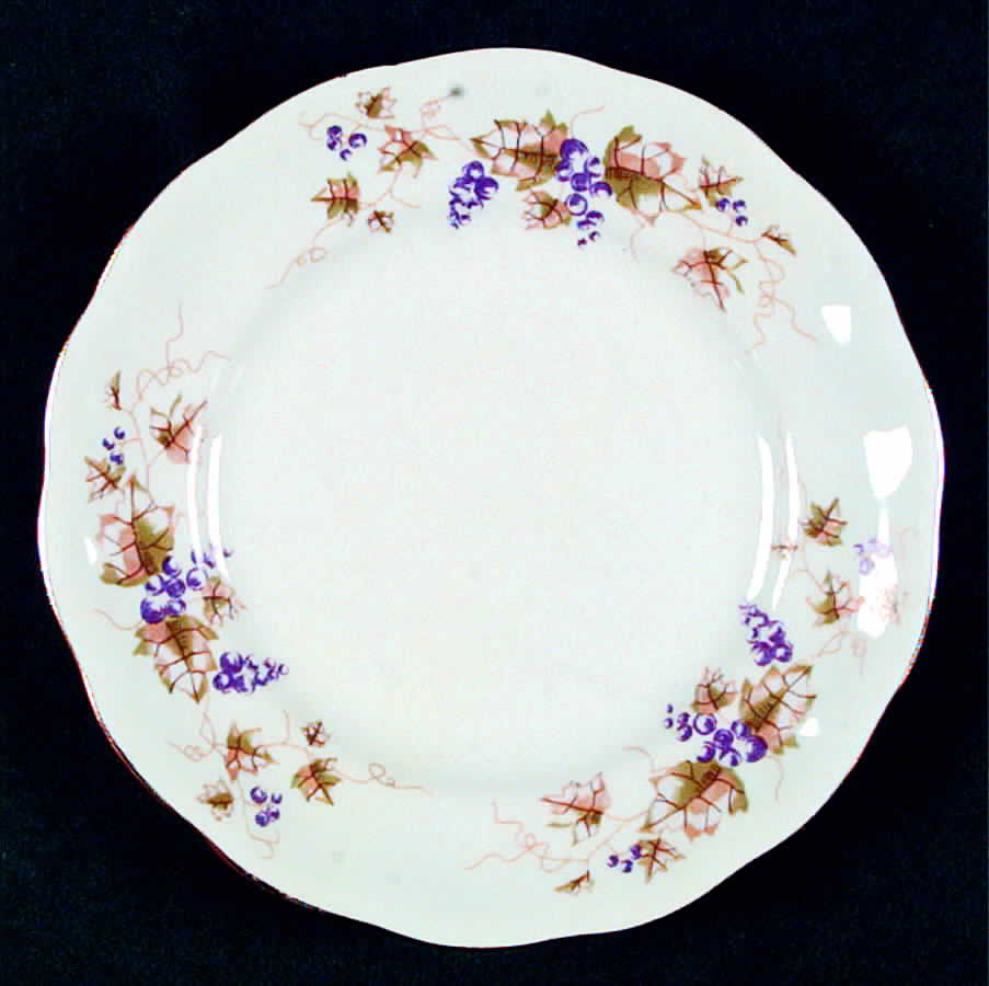 Ivy (Gold Trim) Bread & Butter Plate by Favolina-Karolina-1