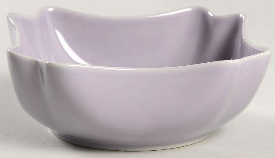 Total Color Spectrum Lilac Scalloped Soup/Cereal Bowl by Fitz & Floyd-1