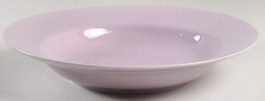 Total Color Spectrum Lilac Large Rim Soup Bowl by Fitz & Floyd-1