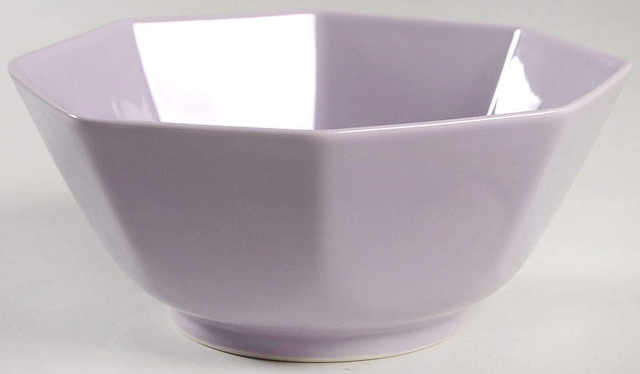 Total Color Spectrum Lilac 7" Octagonal Vegetable Bowl by Fitz & Floyd-1