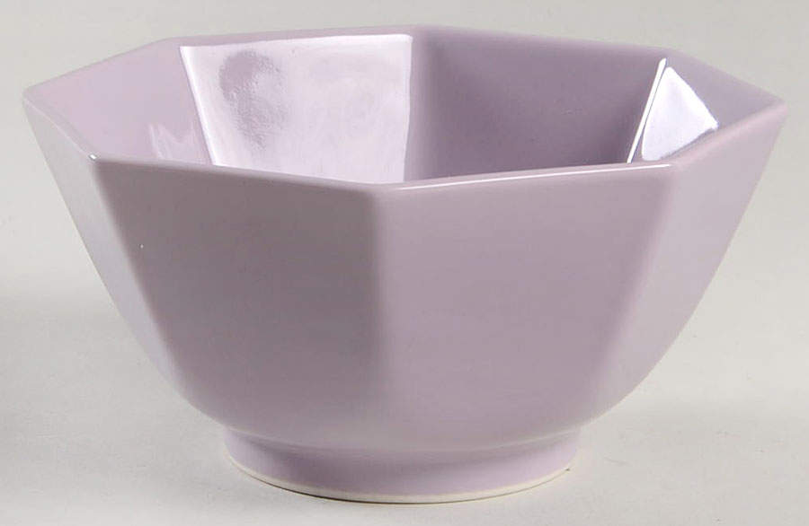 Total Color Spectrum Lilac 5" Octagonal Vegetable Bowl by Fitz & Floyd-1
