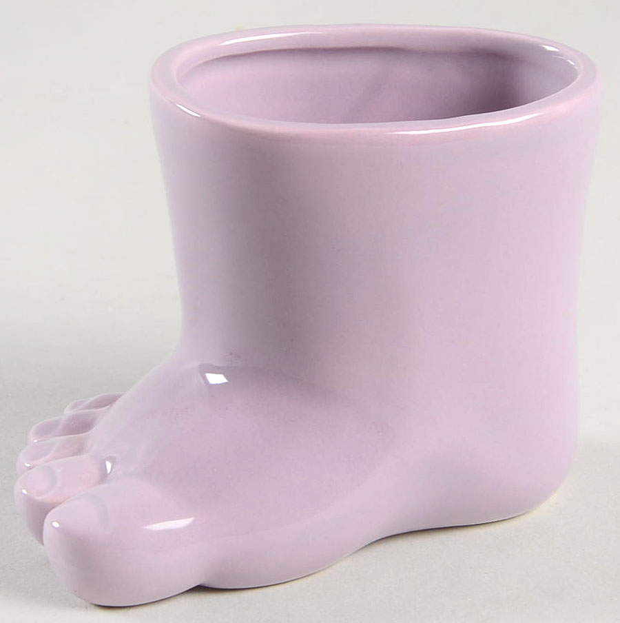 Total Color Spectrum Lilac 2" Foot Vase by Fitz & Floyd-1