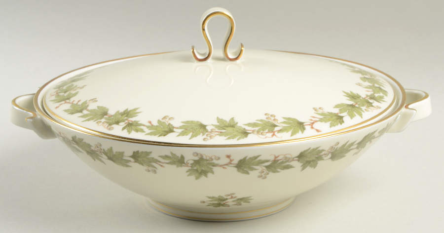 Sycamore (No Center Decal) Round Covered Vegetable by Franconia-Krautheim & Adelburg-1