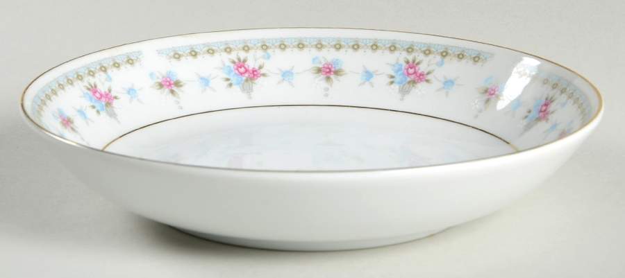 Heather (Gold Trim) Coupe Soup Bowl by Fine China of Japan-1