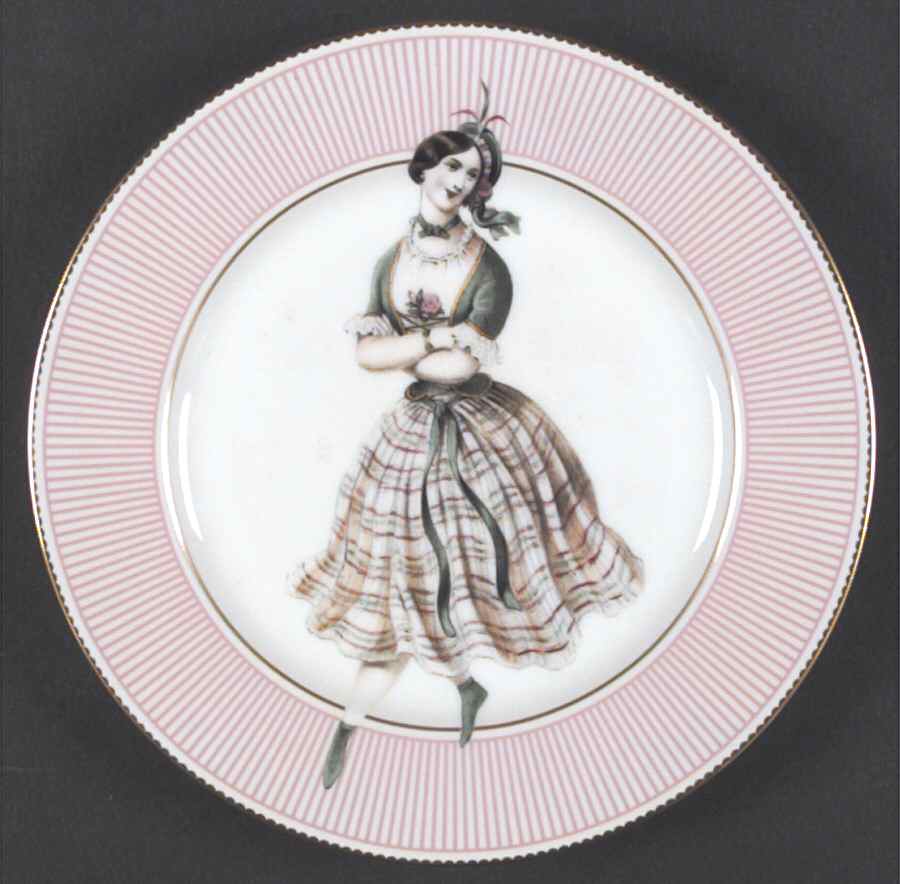 Danseuse Salad Plate by Fitz & Floyd-1