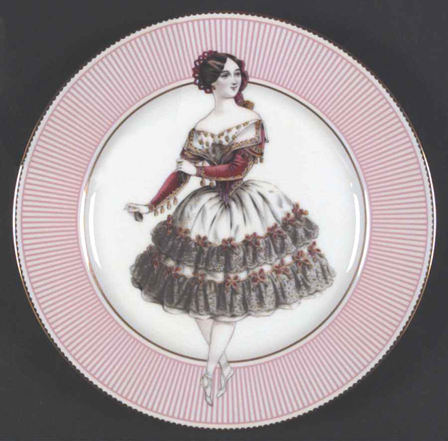 Danseuse Salad Plate by Fitz & Floyd-1