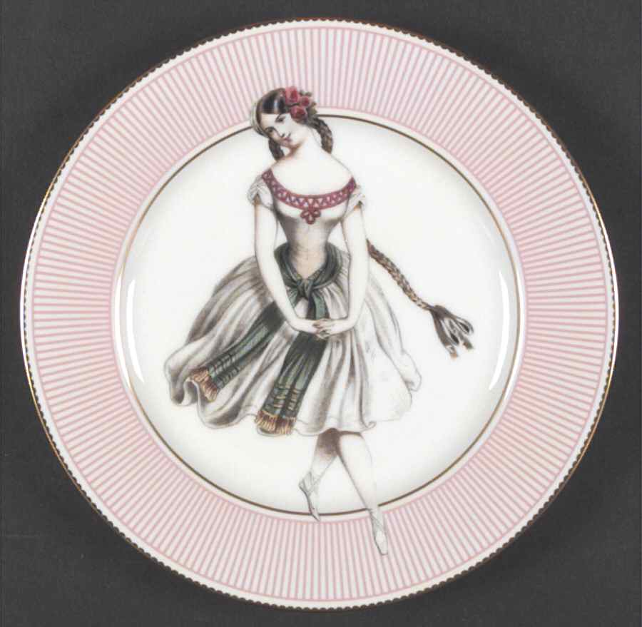 Danseuse Salad Plate by Fitz & Floyd-1