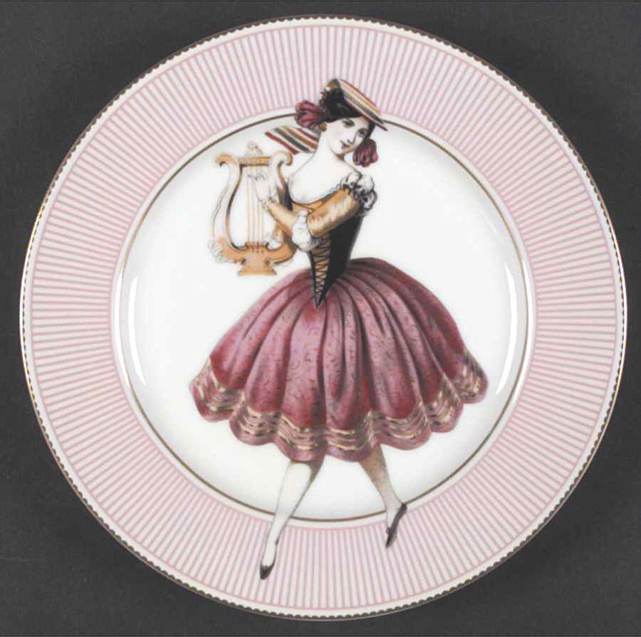Danseuse Salad Plate by Fitz & Floyd-1
