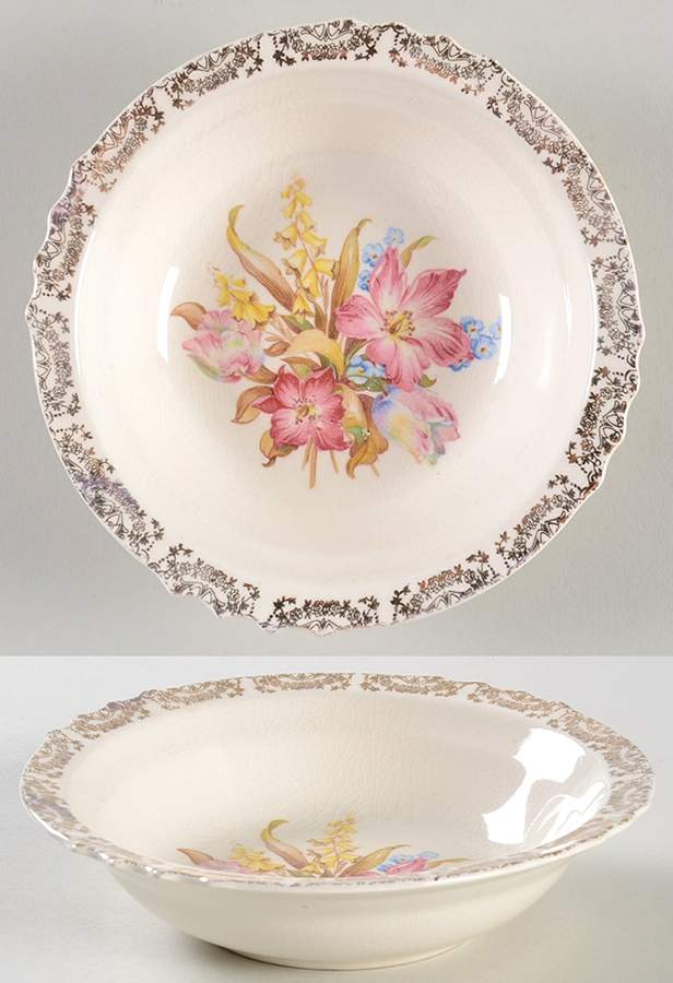 FSX70 Rim Fruit/Dessert (Sauce) Bowl by French Saxon-1