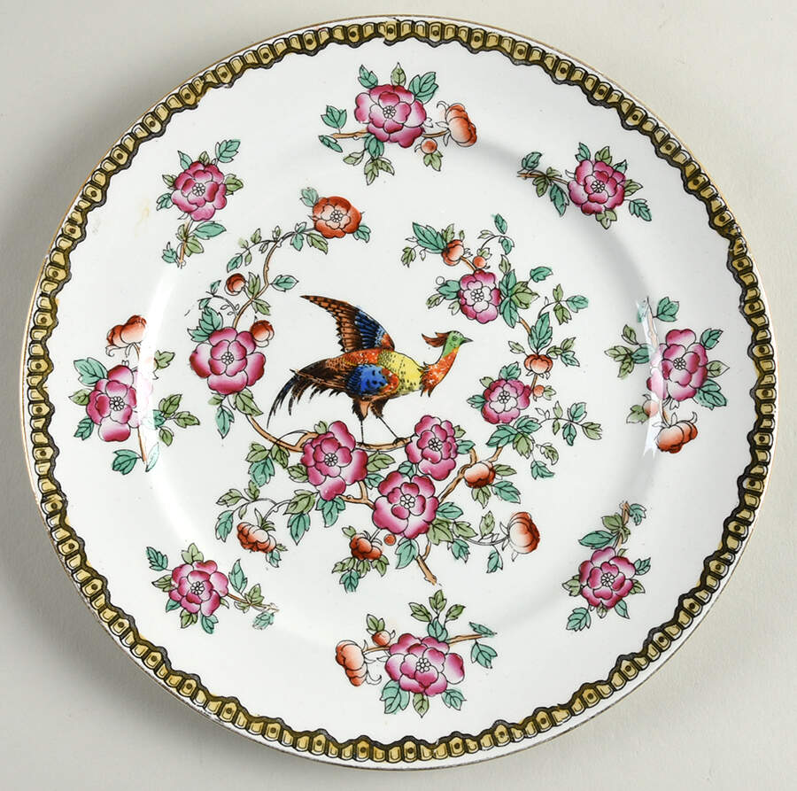 Old Bow Luncheon Plate by S Fieldings & Co.-1