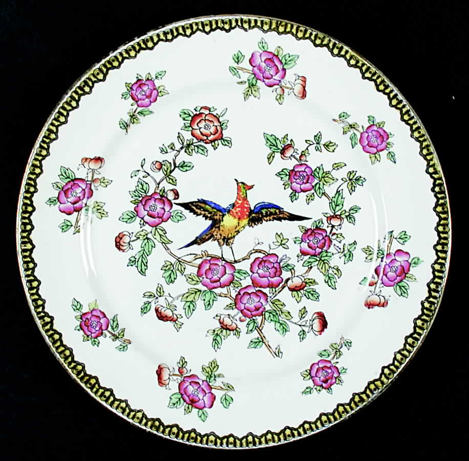 Old Bow Dinner Plate by S Fieldings & Co.-1