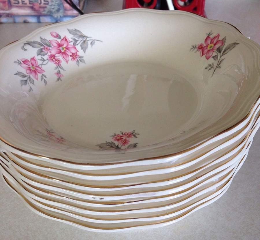 Azalea Coupe Soup Bowl by French Saxon-1