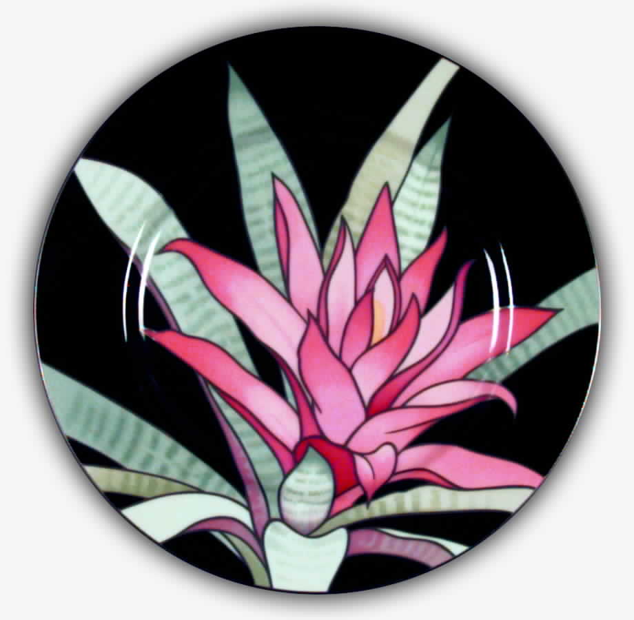 Bromeliad Salad Plate by Fitz & Floyd-1