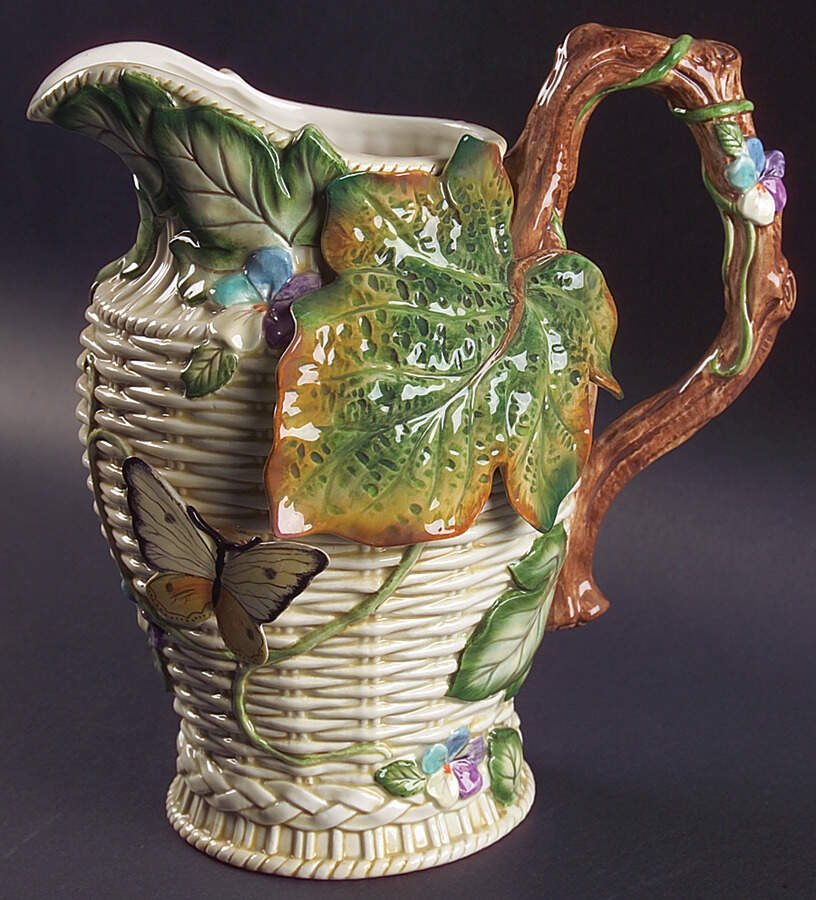 Old World Rabbits 60 Oz Pitcher by Fitz & Floyd-1