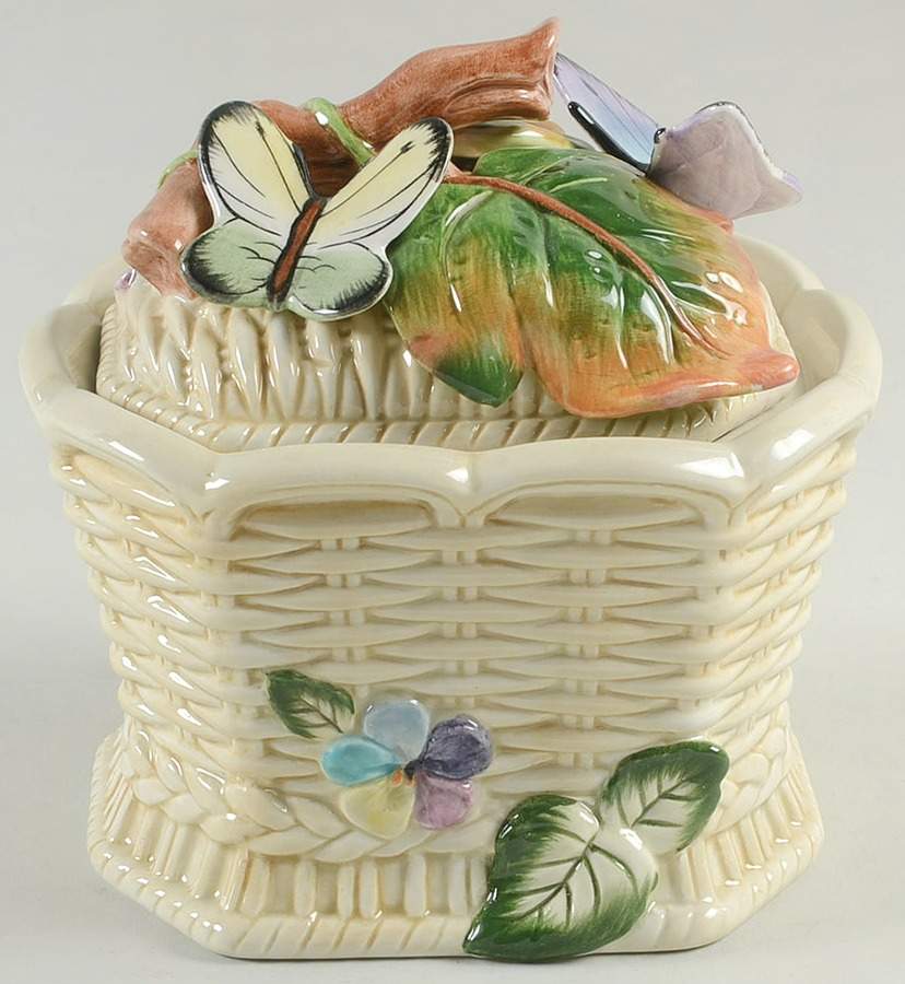 Old World Rabbits Oval Box & Lid by Fitz & Floyd-1