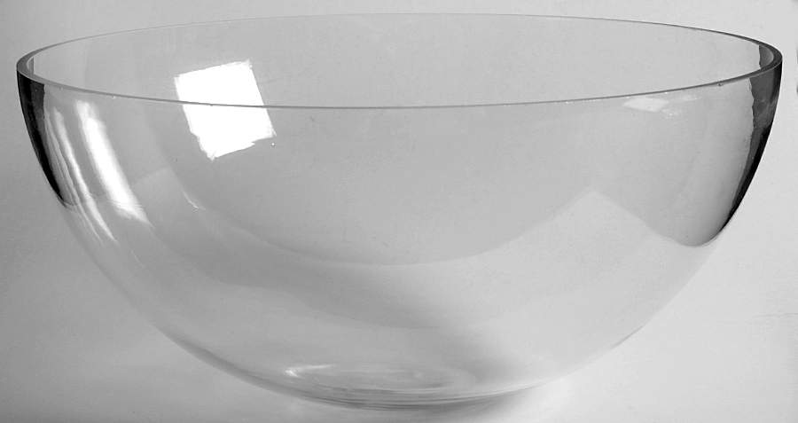 Christmas Deer Centerpiece Glass Bowl Only by Fitz & Floyd-1