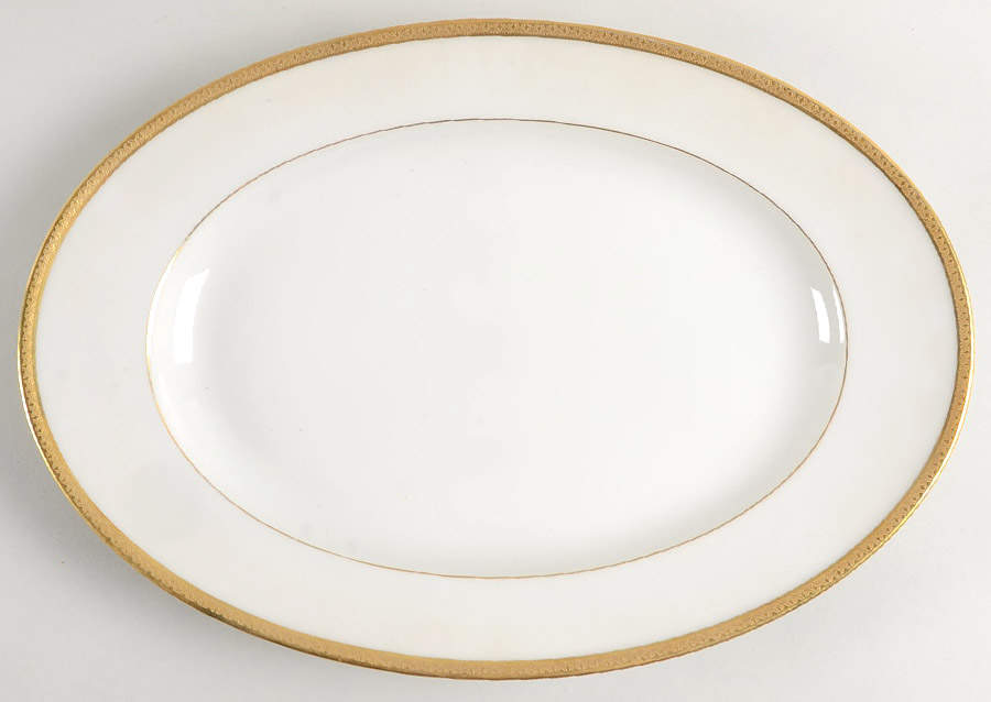 FXL1 14" Oval Serving Platter by French China - Limoges-1