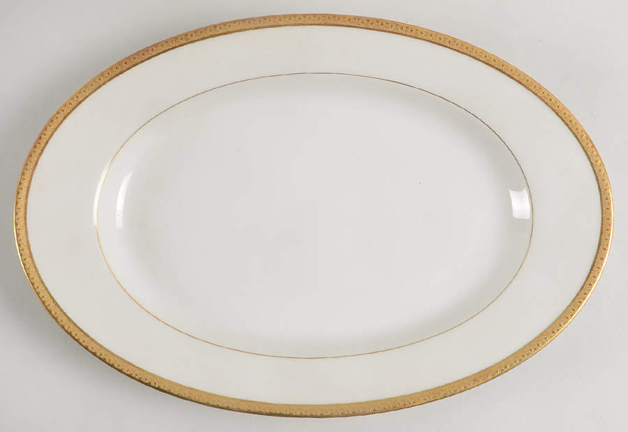 FXL1 11" Oval Serving Platter by French China - Limoges-1