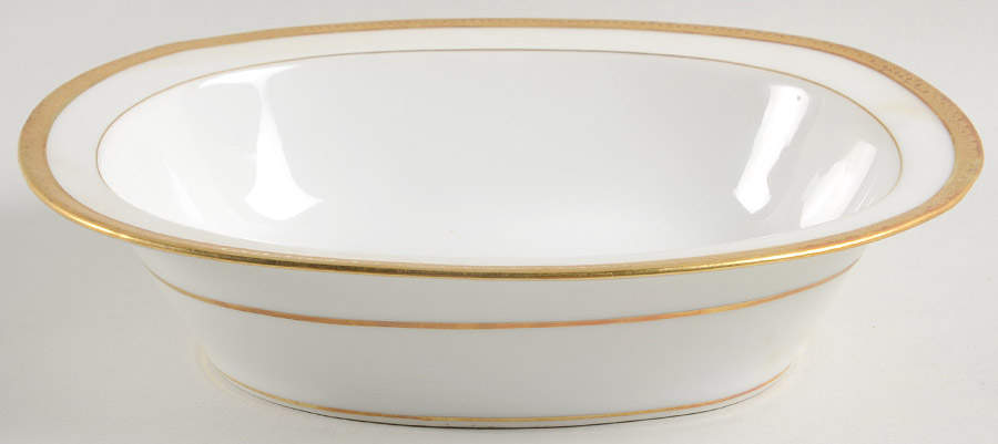 FXL1 9" Oval Vegetable Bowl by French China - Limoges-1
