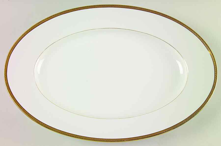 FXL1 18" Oval Serving Platter by French China - Limoges-1