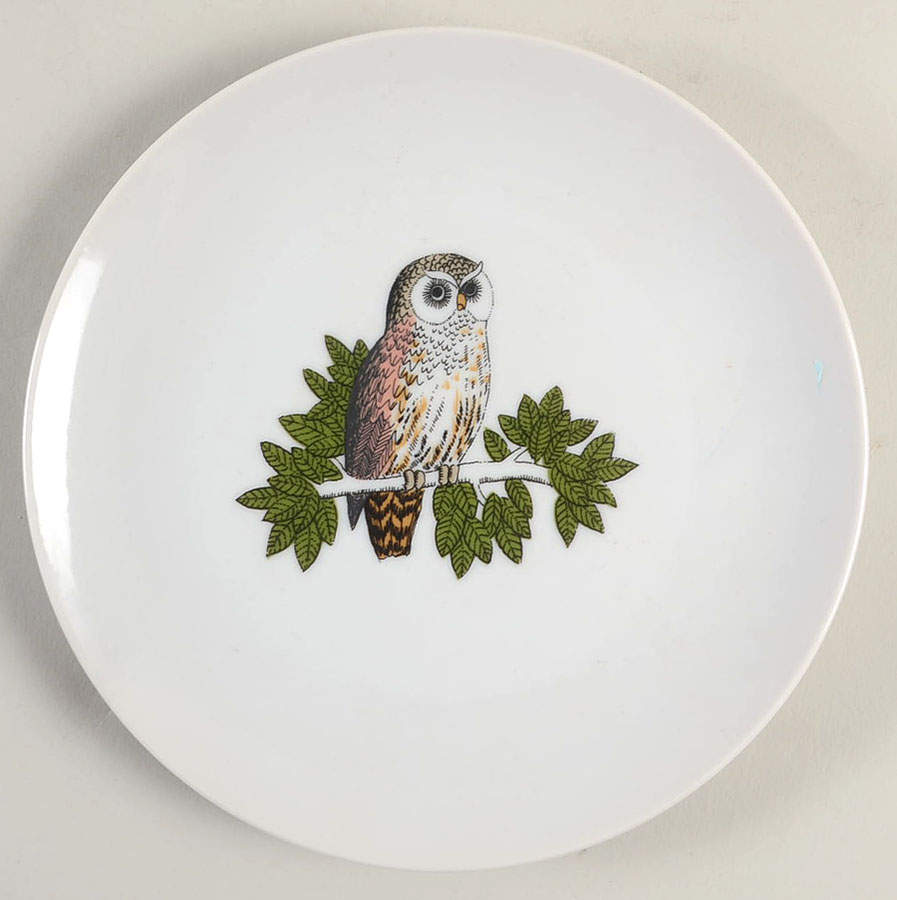 Variations Hooty Owls Salad Plate by Fitz & Floyd-1