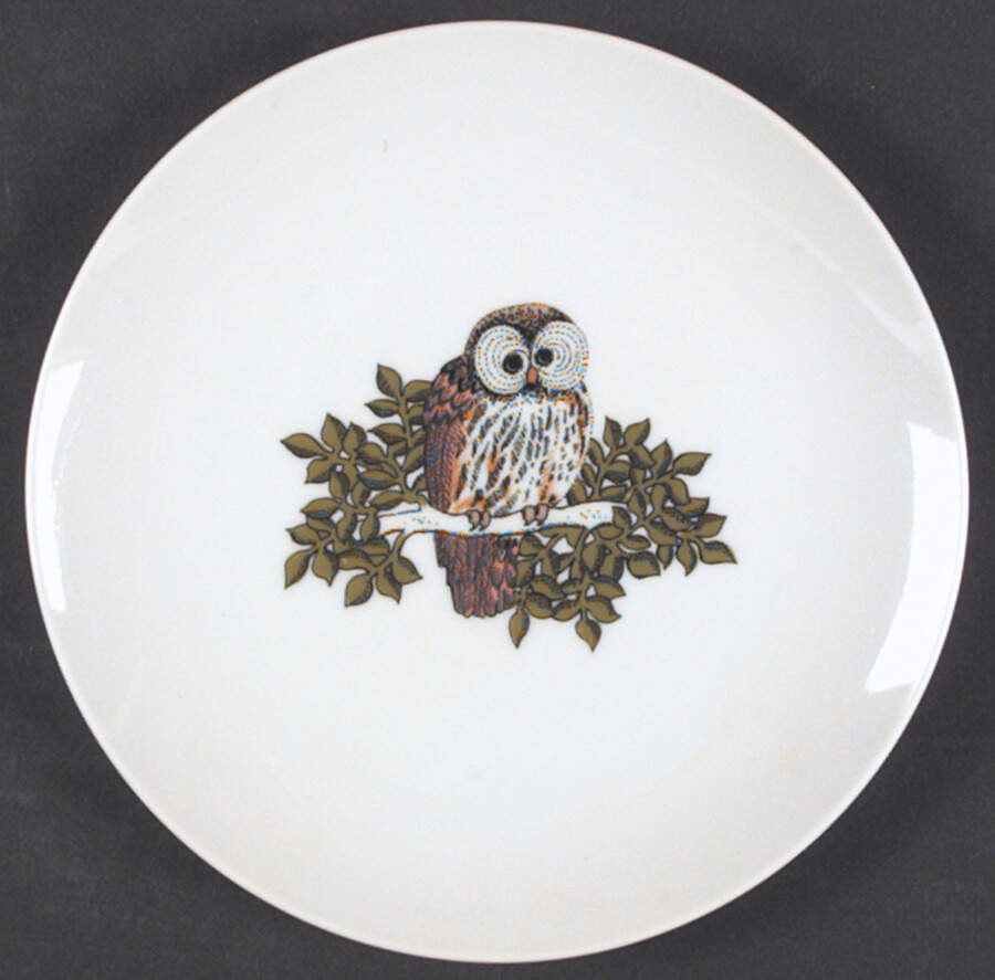 Variations Hooty Owls Salad Plate by Fitz & Floyd-1
