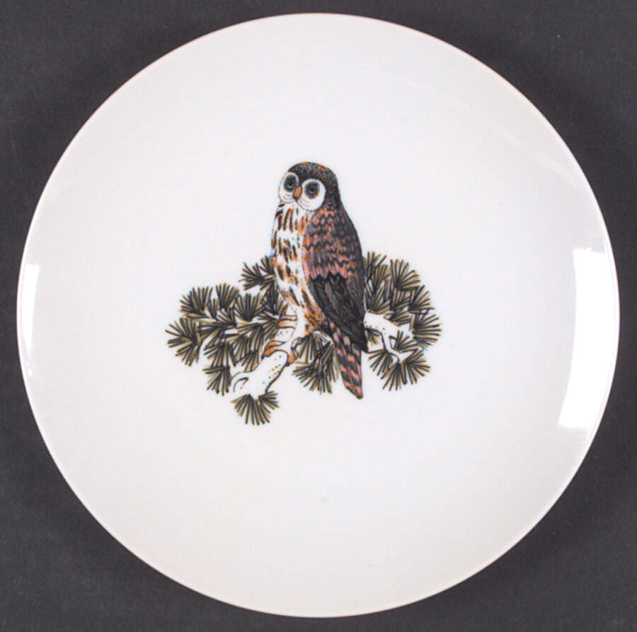 Variations Hooty Owls Salad Plate by Fitz & Floyd-1