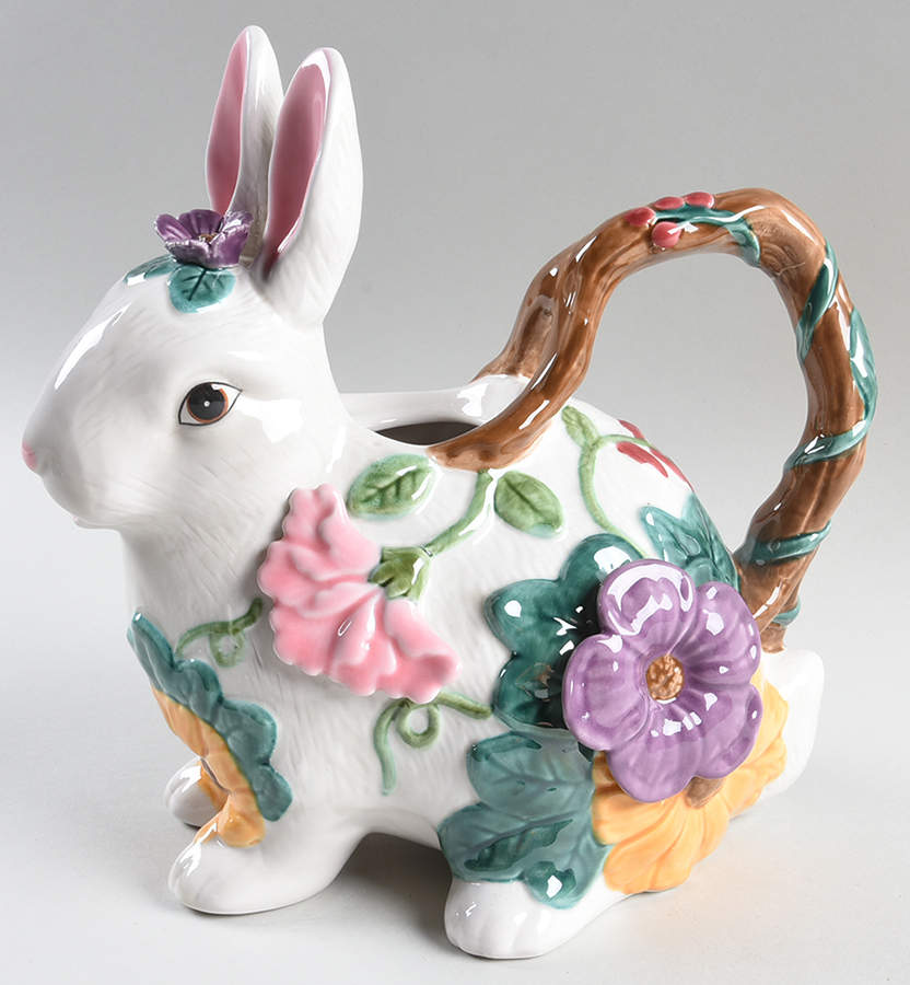 Floral Garden Teapot No Lid by Fitz & Floyd-1