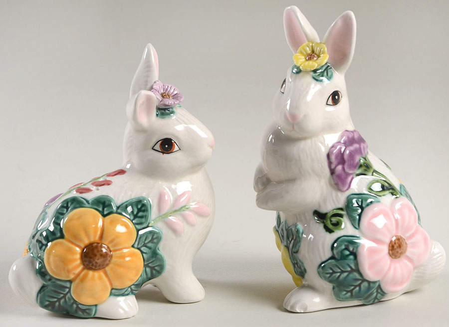 Floral Garden Salt & Pepper Set by Fitz & Floyd-1