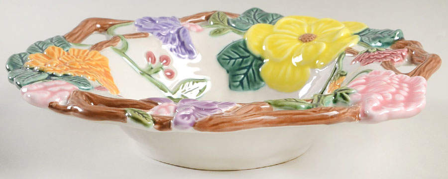 Floral Garden 10" Round Vegetable Bowl by Fitz & Floyd-1