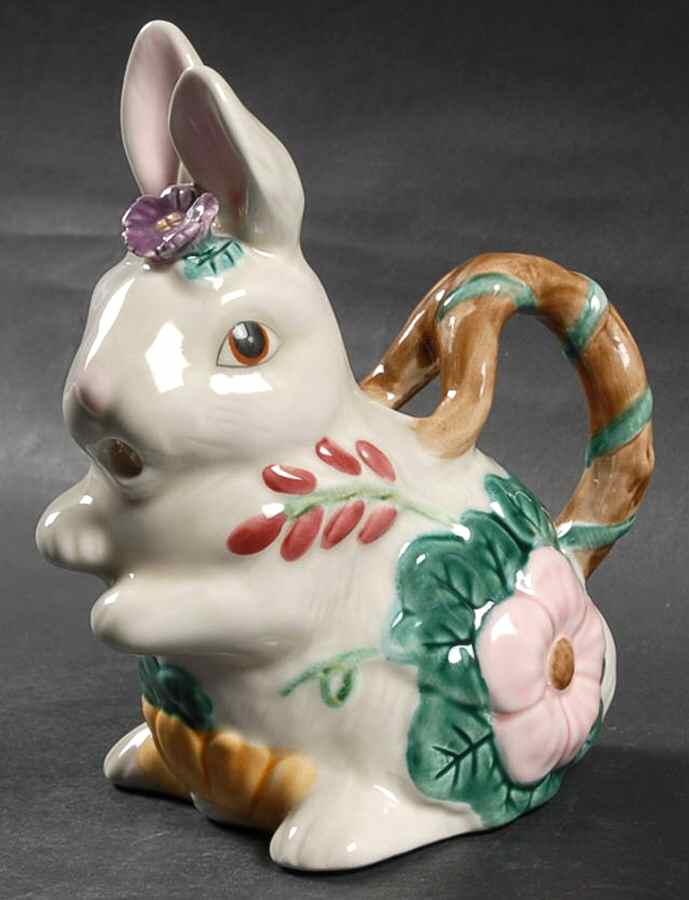Floral Garden Figural Creamer by Fitz & Floyd-1