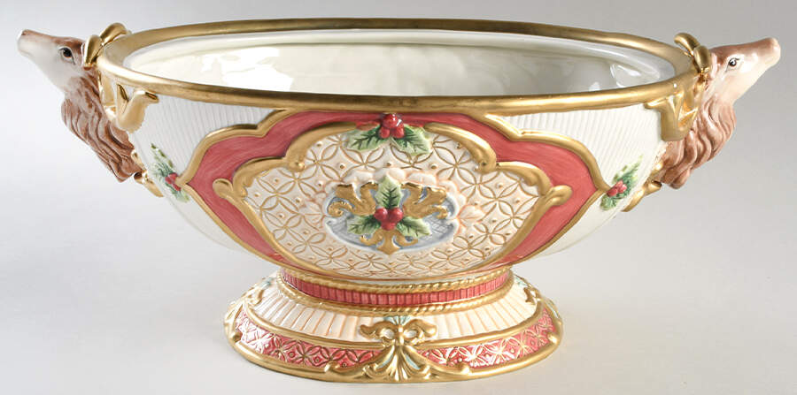 Florentine Christmas (Giftware) Tureen No Lid by Fitz & Floyd-1