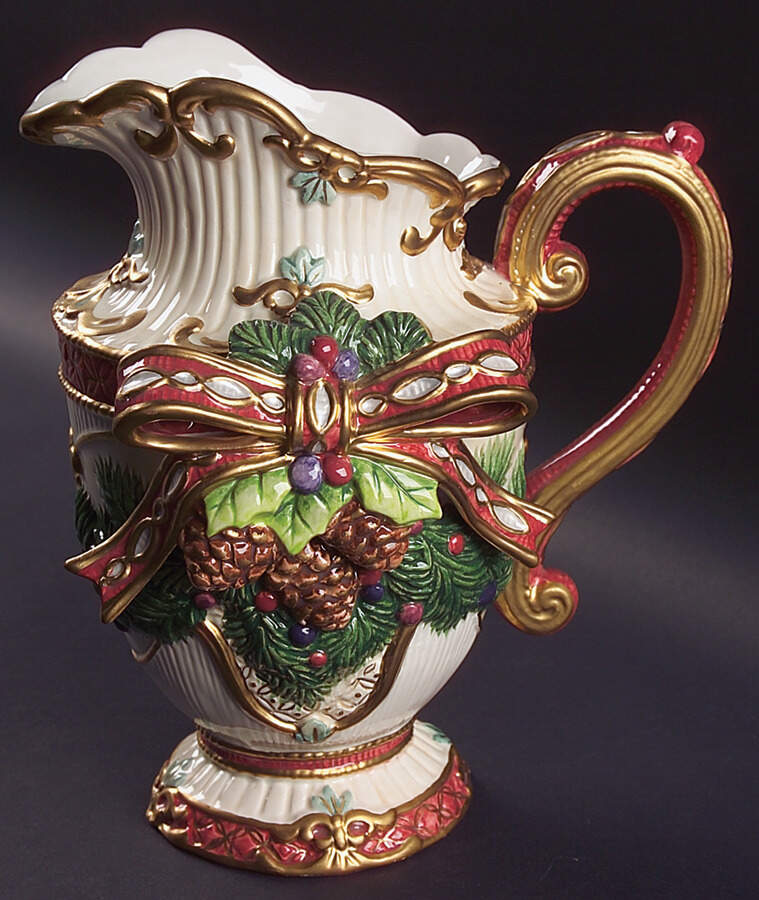 Florentine Christmas (Giftware) 48 Oz Pitcher by Fitz & Floyd-1