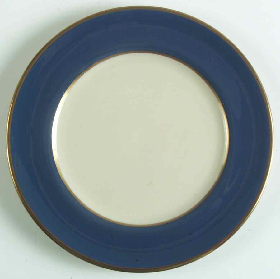 Sylvan-California Mystic Blue (Rim) Bread & Butter Plate by Flintridge-1