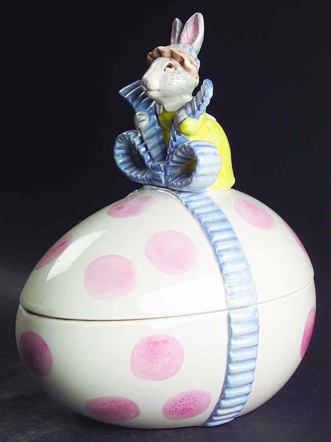 Bunny Hollow Small Egg Box & Lid by Fitz & Floyd-1
