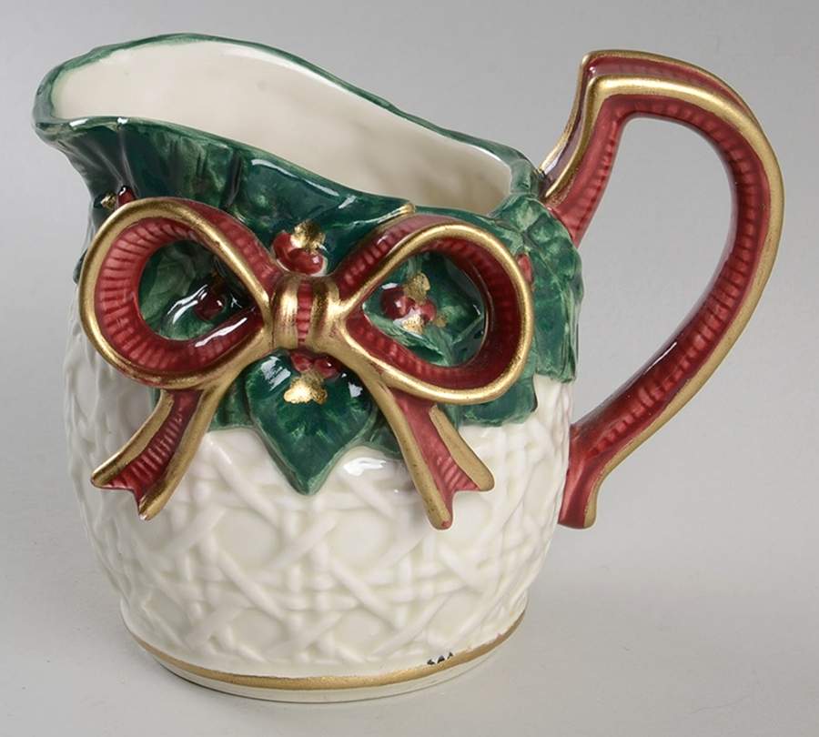 Holiday Leaves Creamer by Fitz & Floyd-1