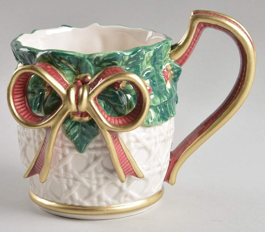 Holiday Leaves Mug by Fitz & Floyd-1