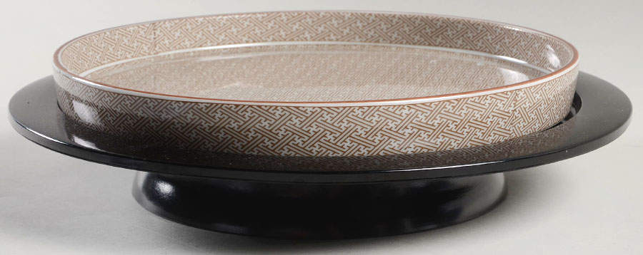 FIT36 2 Pc Lazy Susan (9" Tray & Plastic Tray) by Fitz & Floyd-1